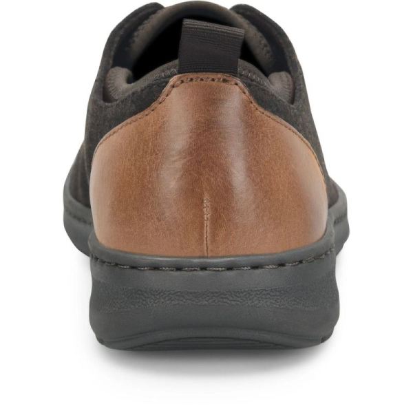 Born | For Men Marcus Slip-Ons & Lace-Ups - Dark Brown Wool Combo (Brown)