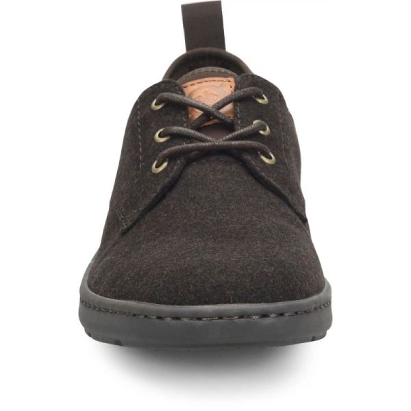 Born | For Men Marcus Slip-Ons & Lace-Ups - Dark Brown Wool Combo (Brown)