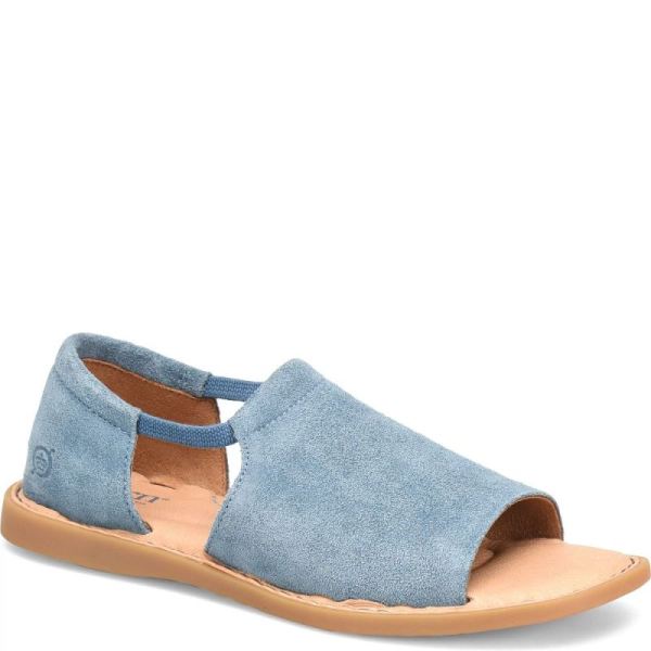 Born | For Women Cove Modern Sandals - Jeans Suede (Blue)