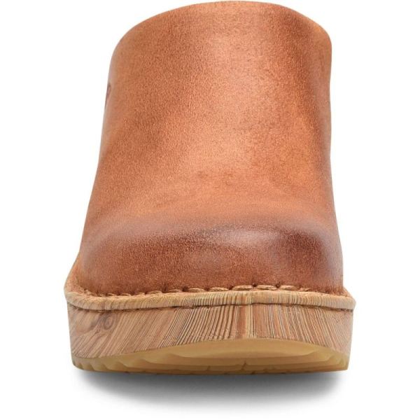 Born | For Women Natalie Clogs - Tan Camel Distressed (Brown)