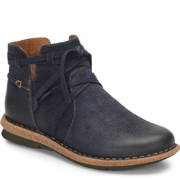 Born | For Women Tarkiln Boots - Navy Blue Distressed (Blue)