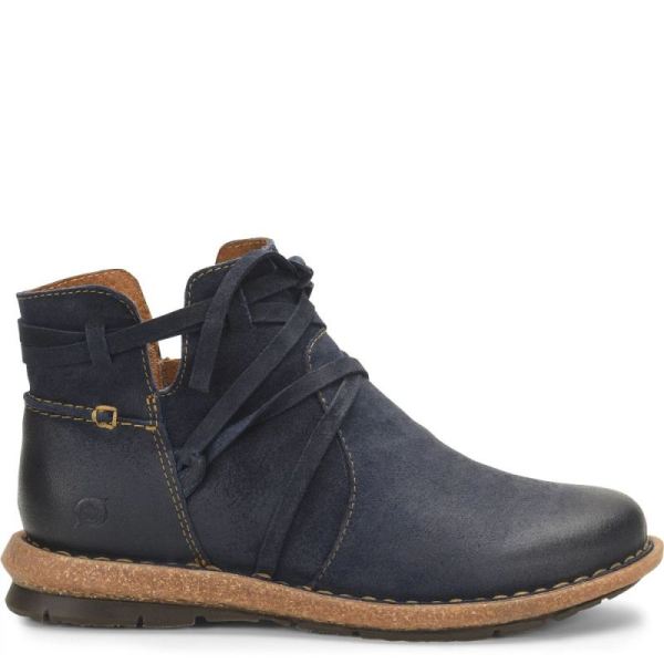 Born | For Women Tarkiln Boots - Navy Blue Distressed (Blue)