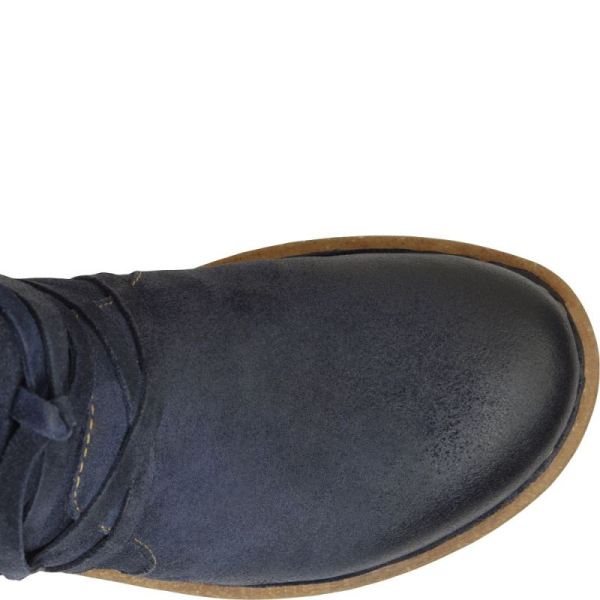 Born | For Women Tarkiln Boots - Navy Blue Distressed (Blue)