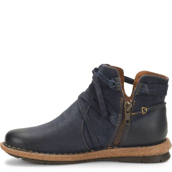 Born | For Women Tarkiln Boots - Navy Blue Distressed (Blue)