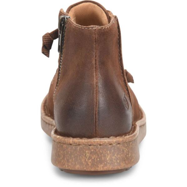 Born | For Women Sienna Slip-Ons & Lace-Ups - Rust Tobacco Distressed (Brown)