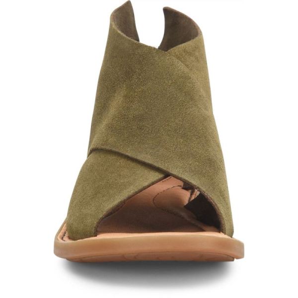 Born | For Women Iwa Sandals - Army Green Suede (Green)