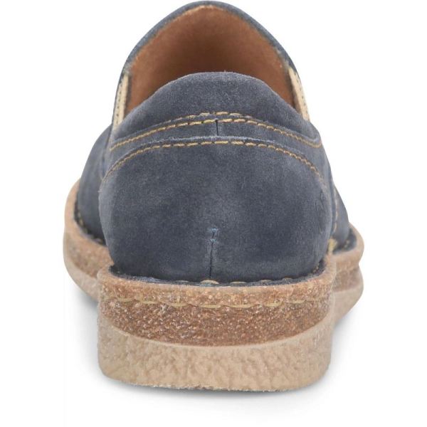 Born | For Women Palma Slip-Ons & Lace-Ups - Dark Jeans Suede (Blue)