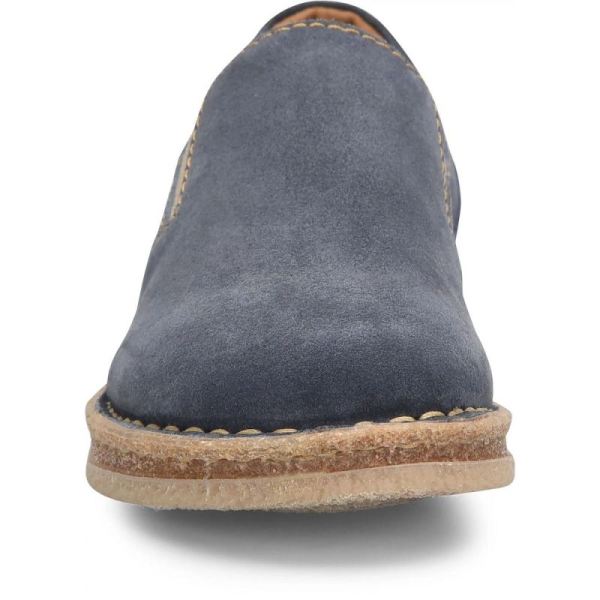 Born | For Women Palma Slip-Ons & Lace-Ups - Dark Jeans Suede (Blue)