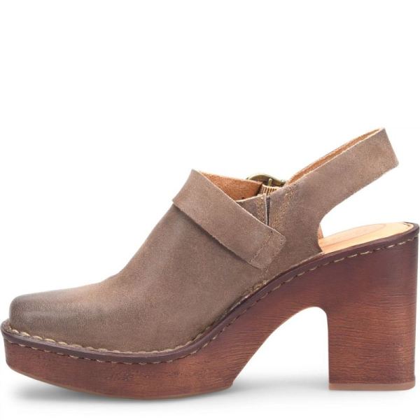 Born | For Women Devlyn Heels - Taupe Distressed (Tan)