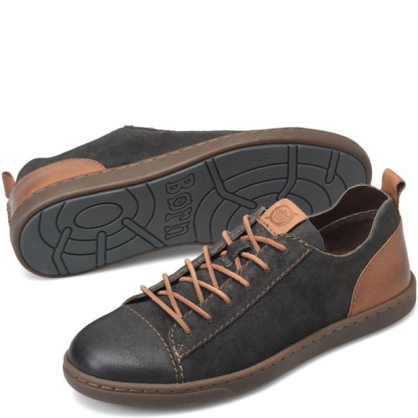 Born | For Men Allegheny Luxe Sneakers - Dark Grey Distress Combo (Grey)