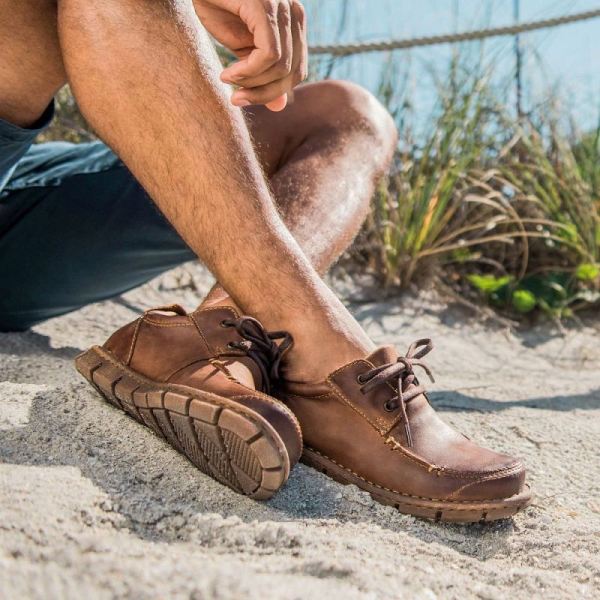 Born | For Men Joel Slip-Ons & Lace-Ups - Etiope Oiled Distressed (Brown)