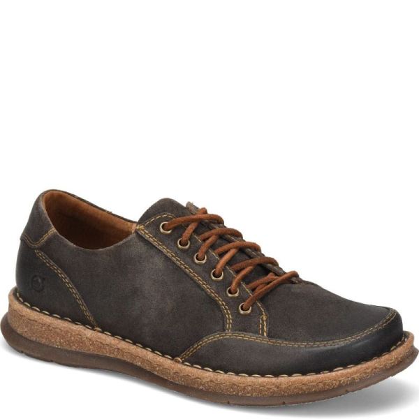 Born | For Men Bronson Slip-Ons & Lace-Ups - Dark Concrete Distressed (Grey)