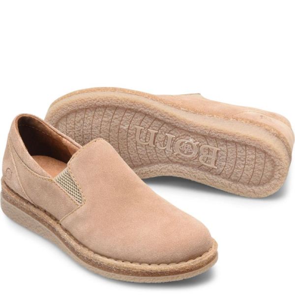 Born | For Women Palma Slip-Ons & Lace-Ups - Natural Sand Suede (Tan)