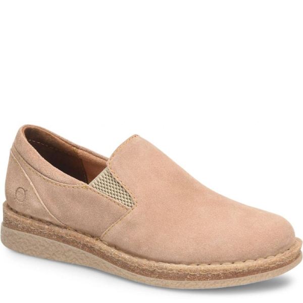 Born | For Women Palma Slip-Ons & Lace-Ups - Natural Sand Suede (Tan)