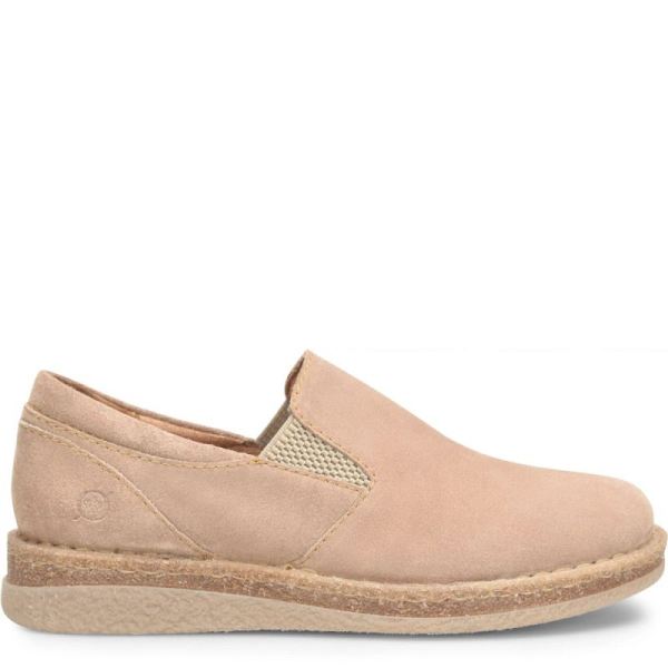 Born | For Women Palma Slip-Ons & Lace-Ups - Natural Sand Suede (Tan)