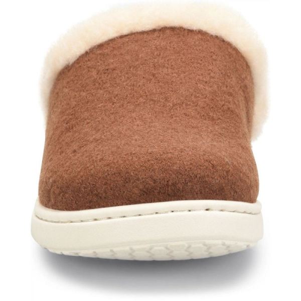 Born | For Women Zoe Clogs - Cognac Wool Combo (Brown)