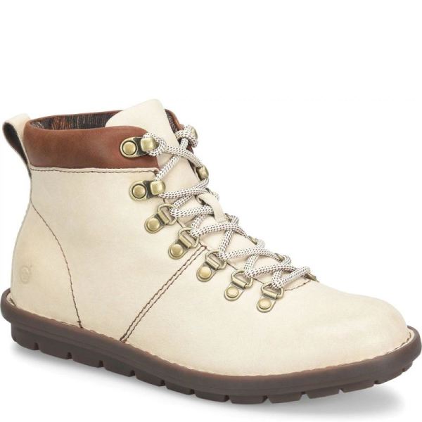 Born | For Women Blaine Boots - Cream and Brown (White)