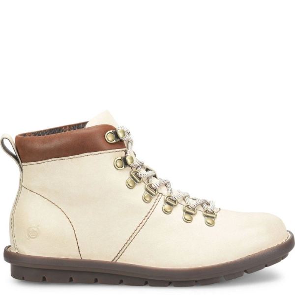 Born | For Women Blaine Boots - Cream and Brown (White)