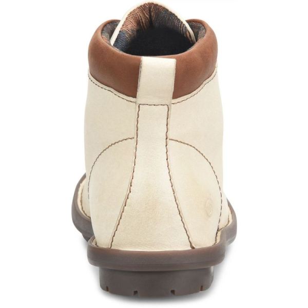 Born | For Women Blaine Boots - Cream and Brown (White)