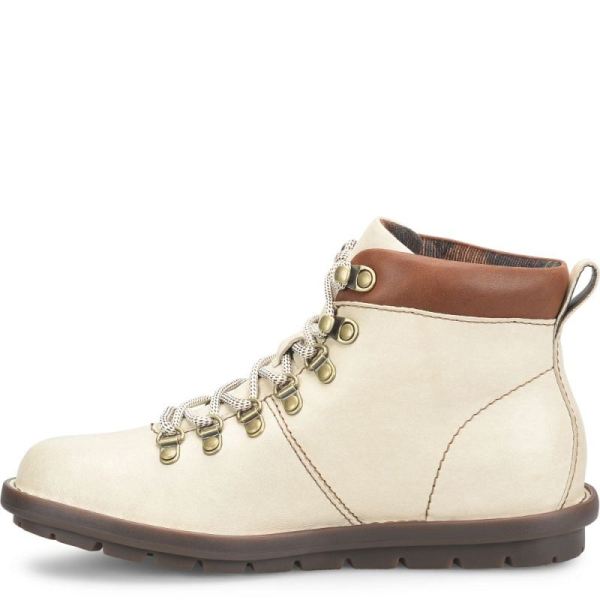 Born | For Women Blaine Boots - Cream and Brown (White)