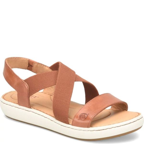 Born | For Women Jayla Sandals - Cognac Brown Combo (Brown)