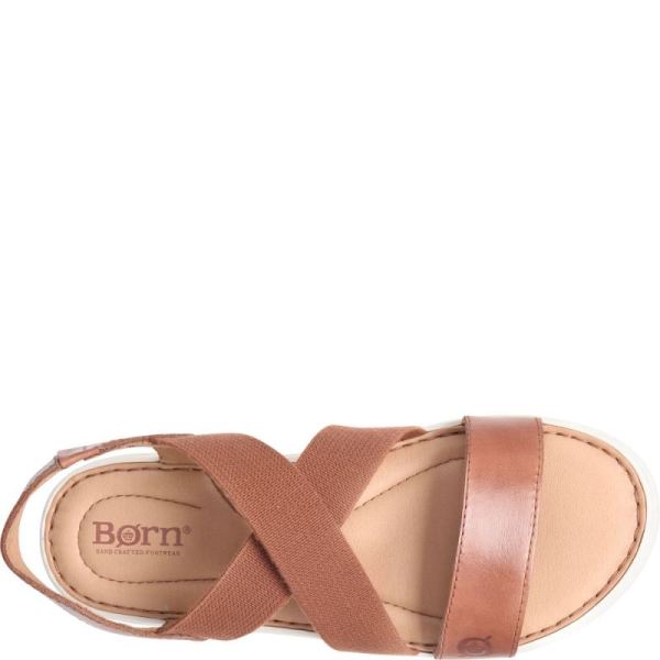 Born | For Women Jayla Sandals - Cognac Brown Combo (Brown)