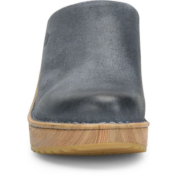 Born | For Women Natalie Clogs - Light Jeans Distressed (Blue)