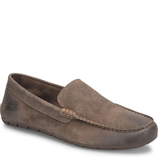 Born | For Men Allan Slip-Ons & Lace-Ups - Taupe Mud Distressed (Brown)