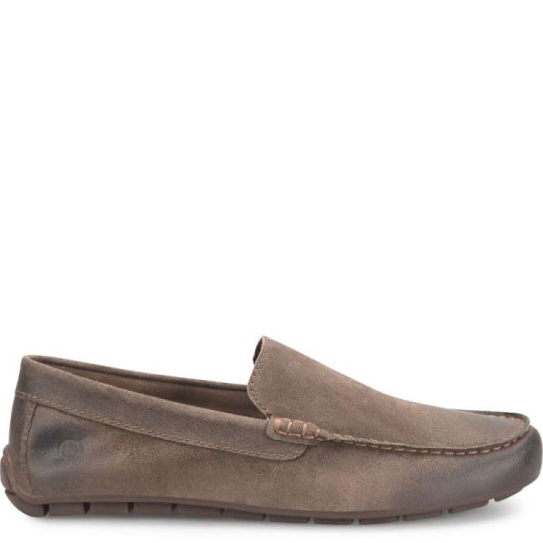 Born | For Men Allan Slip-Ons & Lace-Ups - Taupe Mud Distressed (Brown)