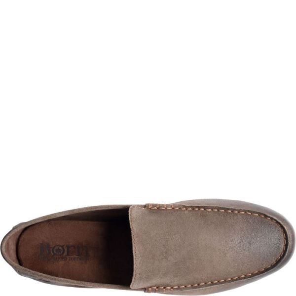 Born | For Men Allan Slip-Ons & Lace-Ups - Taupe Mud Distressed (Brown)