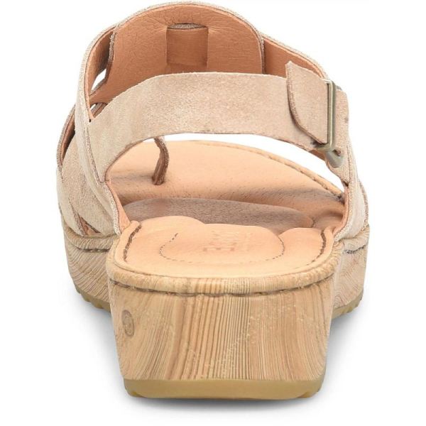 Born | For Women Abbie Sandals - Cream Visone Suede (White)