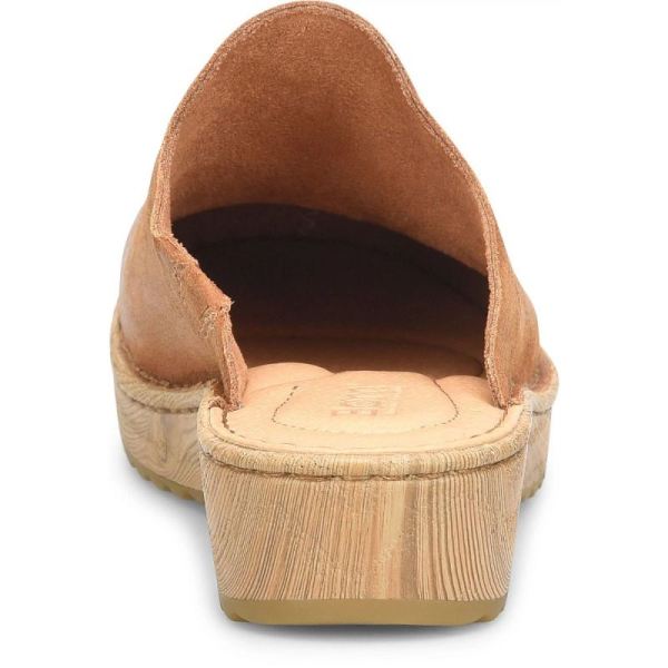 Born | For Women Andy Clogs - Camel Distressed (Tan)