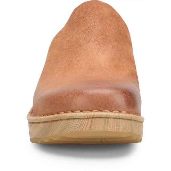 Born | For Women Andy Clogs - Camel Distressed (Tan)