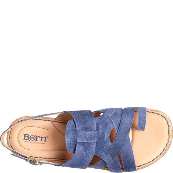 Born | For Women Abbie Sandals - Indigo Suede (Blue)