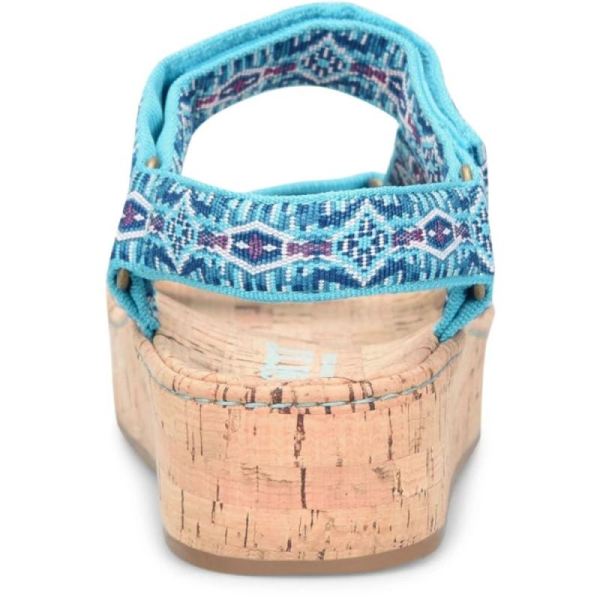 Born | For Women Sirena Sandals - Turquoise Fabric (Multicolor)