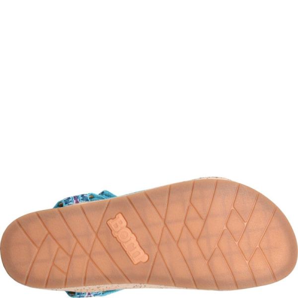 Born | For Women Sirena Sandals - Turquoise Fabric (Multicolor)