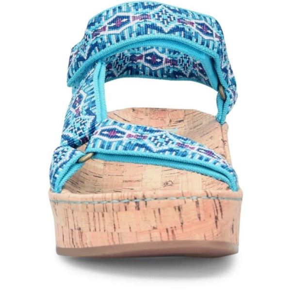 Born | For Women Sirena Sandals - Turquoise Fabric (Multicolor)