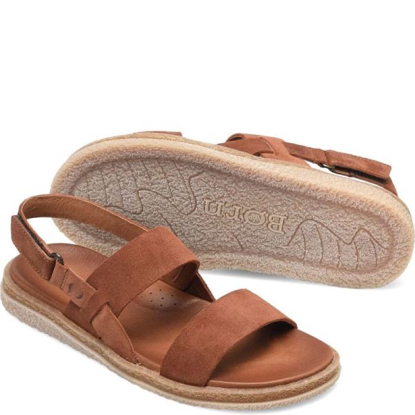 Born | For Women Cadyn Sandals - Cognac Suede (Brown)