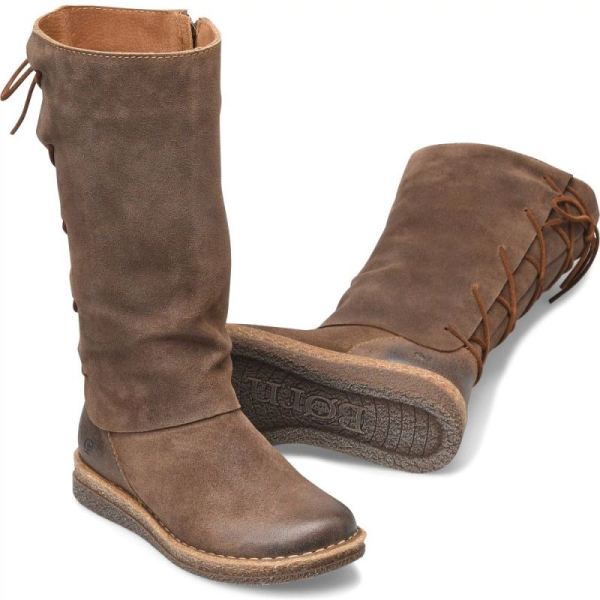 Born | For Women Sable Boots - Taupe Avola Distressed (Tan)