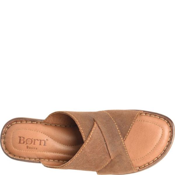 Born | For Women Teayo Basic Sandals - Glazed Ginger Distressed (Brown)