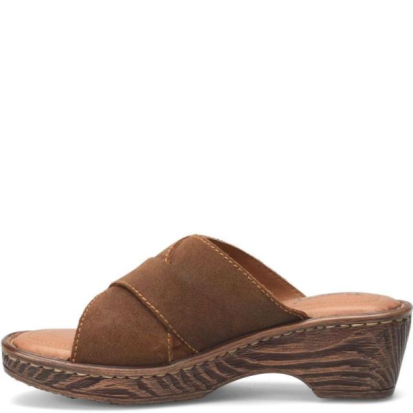 Born | For Women Teayo Basic Sandals - Glazed Ginger Distressed (Brown)