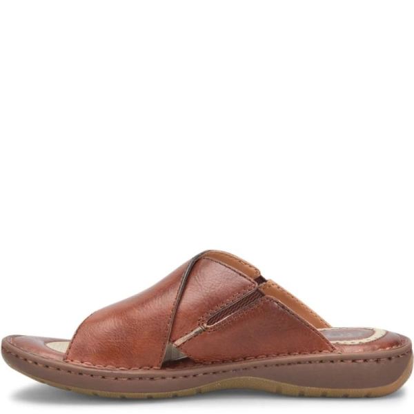 Born | For Men Marco Sandals - Dark Tan Bourbon (Brown)