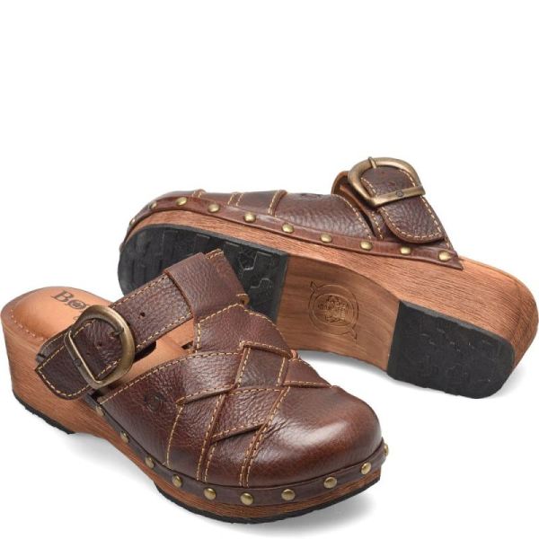 Born | For Women Amber Clogs - Cinnamon Stick (Brown)