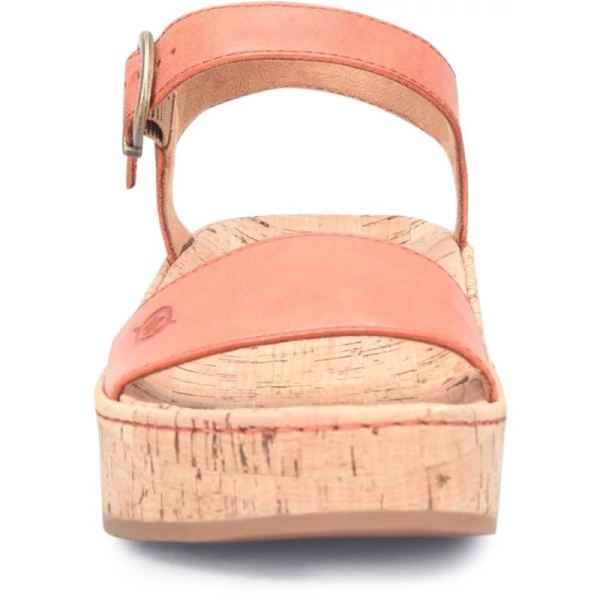 Born | For Women Sari Sandals - Orange Papaya (Orange)