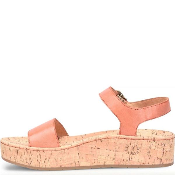 Born | For Women Sari Sandals - Orange Papaya (Orange)