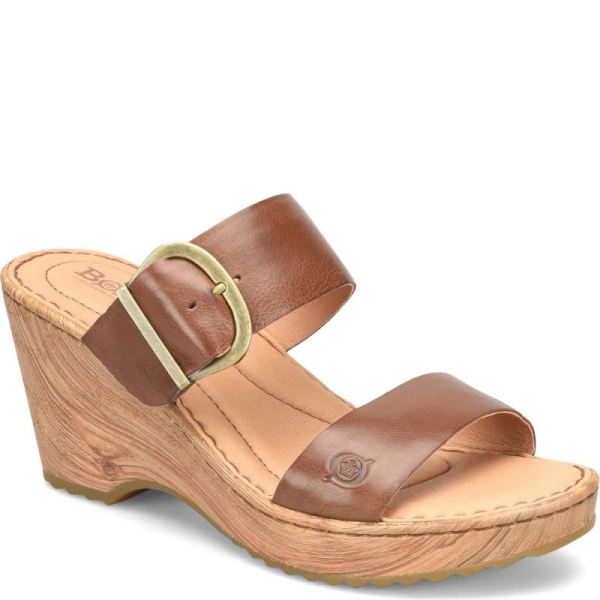 Born | For Women Emily Sandals - Brown Luggage (Brown)