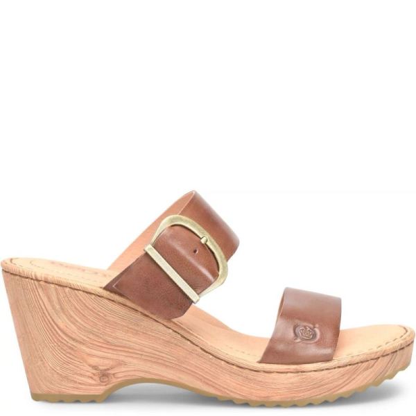 Born | For Women Emily Sandals - Brown Luggage (Brown)