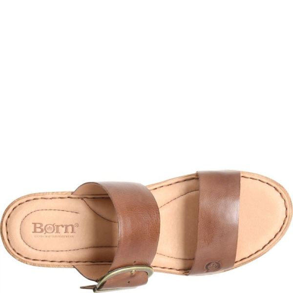 Born | For Women Emily Sandals - Brown Luggage (Brown)