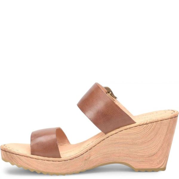 Born | For Women Emily Sandals - Brown Luggage (Brown)