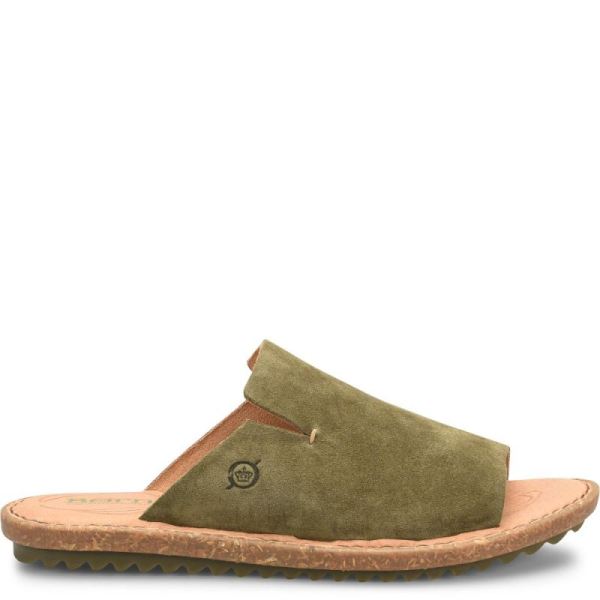 Born | For Women Mesilla Sandals - Army Green Suede (Green)